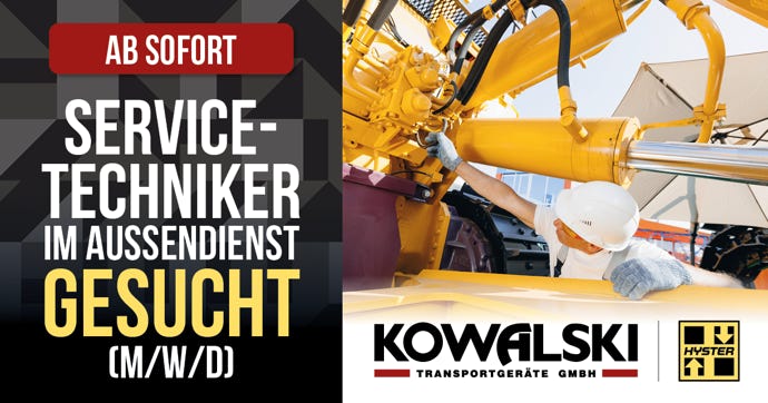 LinkedIn Grafik von Cretent für Kowalski Transportgeräte GmbH